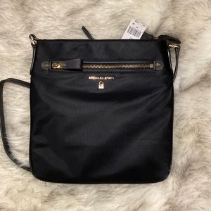 MICHAEL KORS: Black Neoprene Crossbody with Tags!